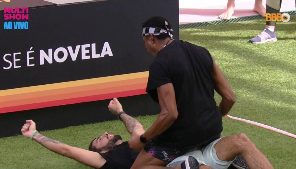 Pedro Scooby e Paulo Andre vencem a prova do Anjo no BBB 22 1