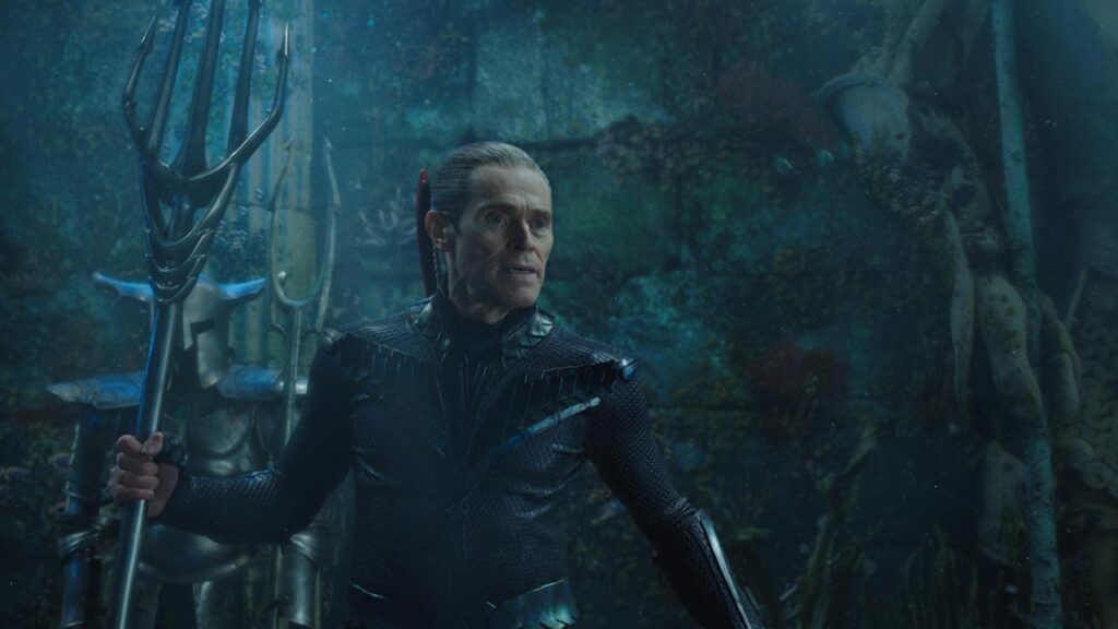 O diretor de Aquaman 2 confirma a ausencia de Willem Dafoe no elenco.