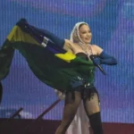 madonna bandeira brasil