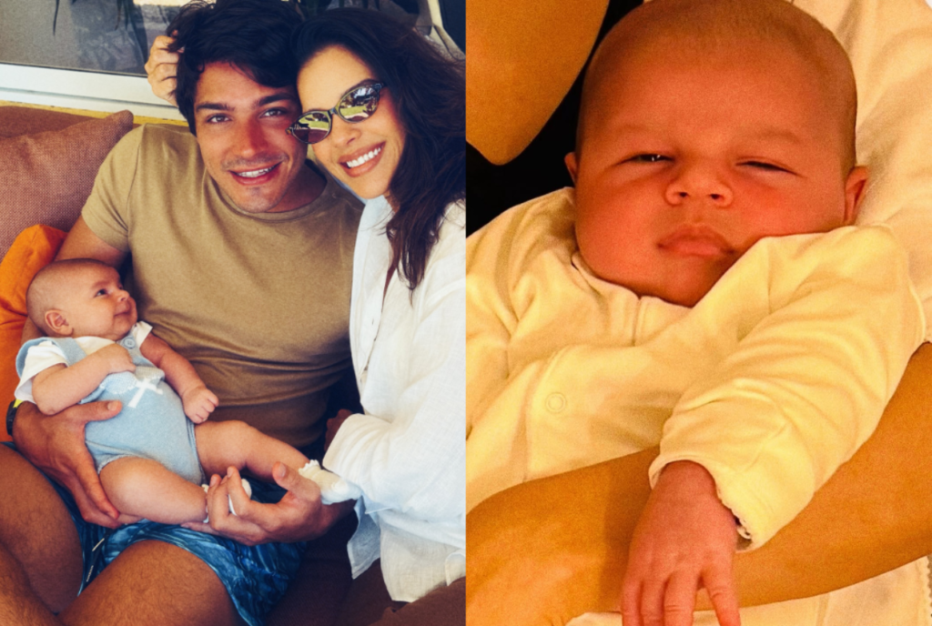 foto a cara da mae mariana rios mostra o rosto do filho pela primeira vez