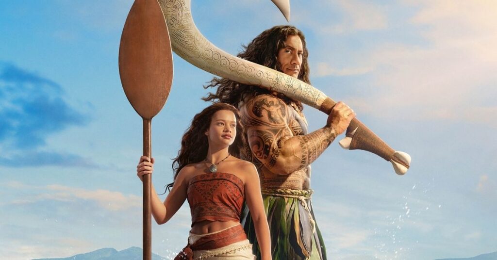 moana live action the rock