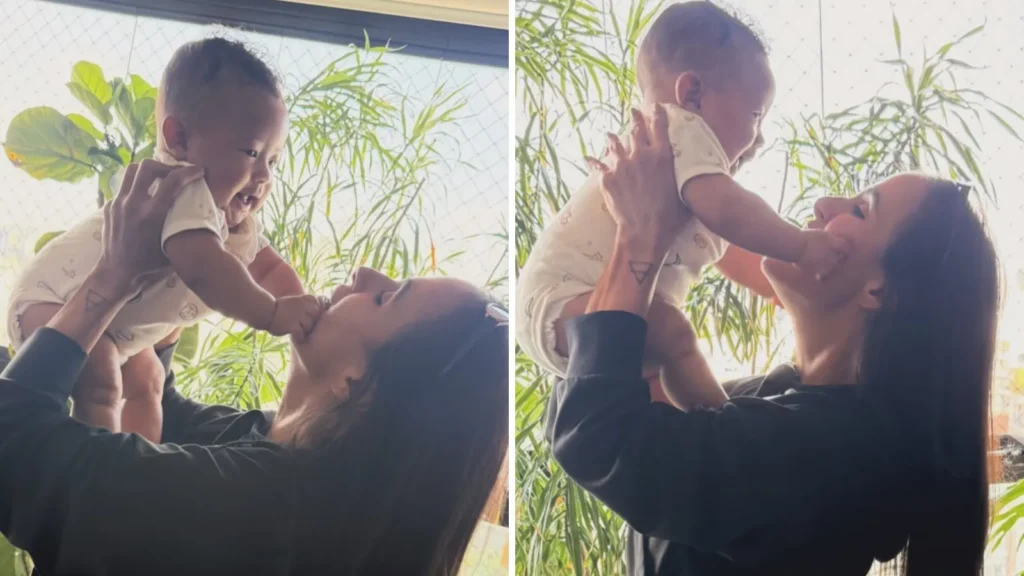 carol peixinho filho thiaguinho bento 1