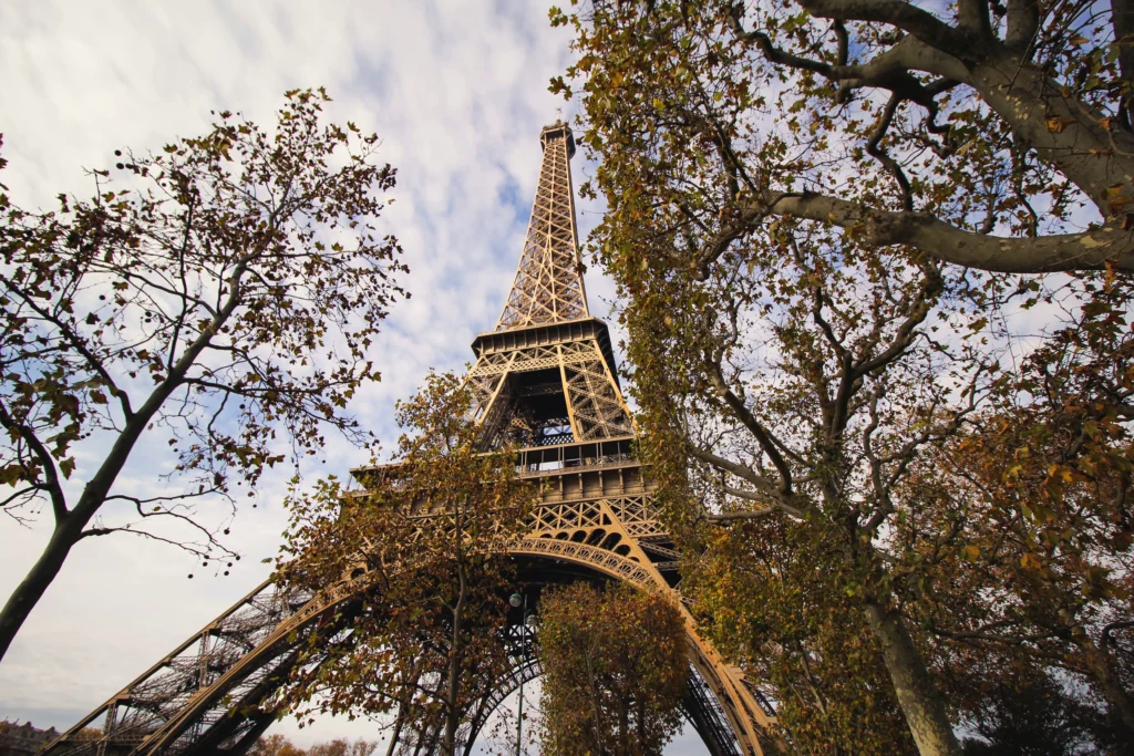 eiffel tower s view from park