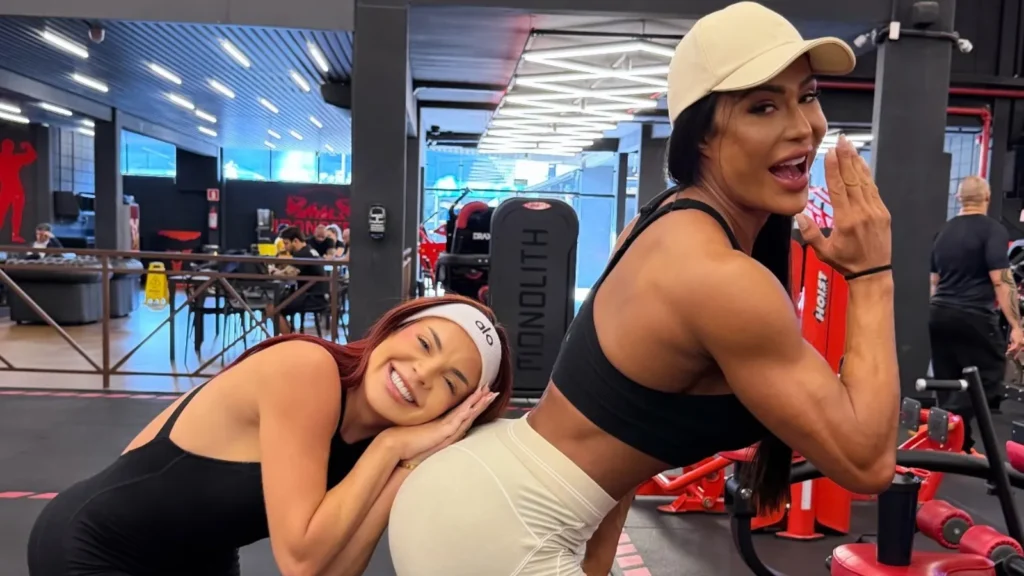 gkay gracyanne barbosa academia treino