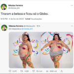 nikolas tweet gordofobia