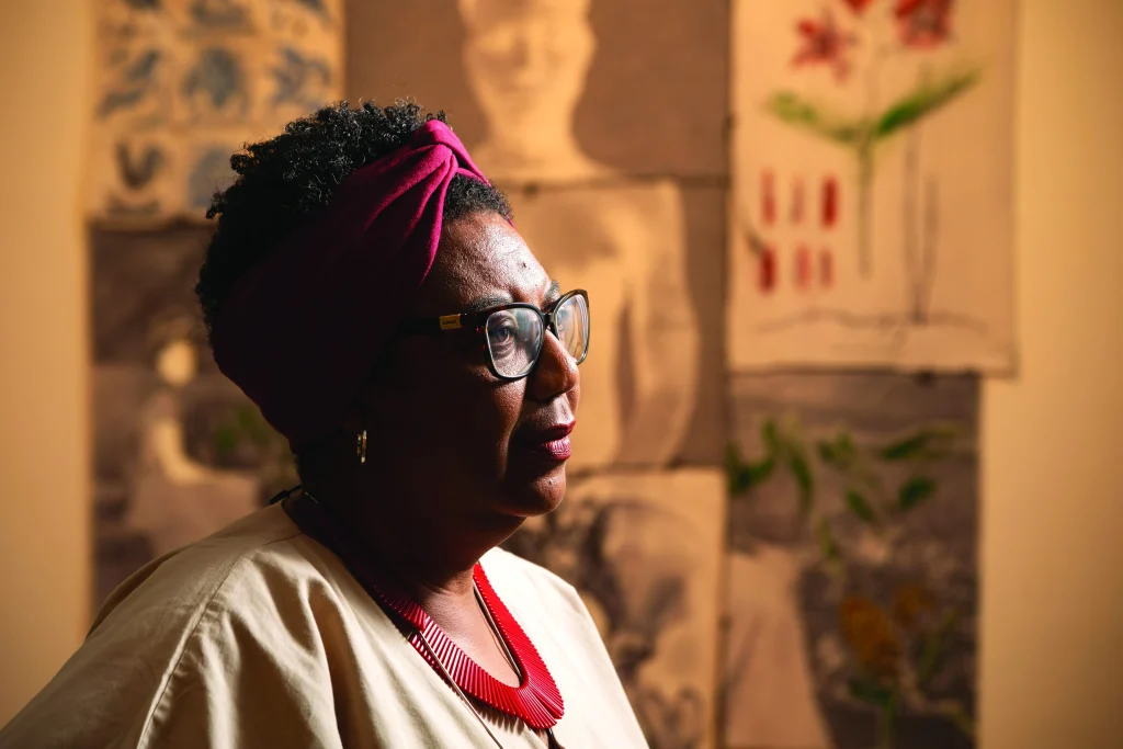 essa 108613747 sc exclusivo rio de janeiro rj 26 09 2024 artista rosana paulino na casa museu eva klabin 1