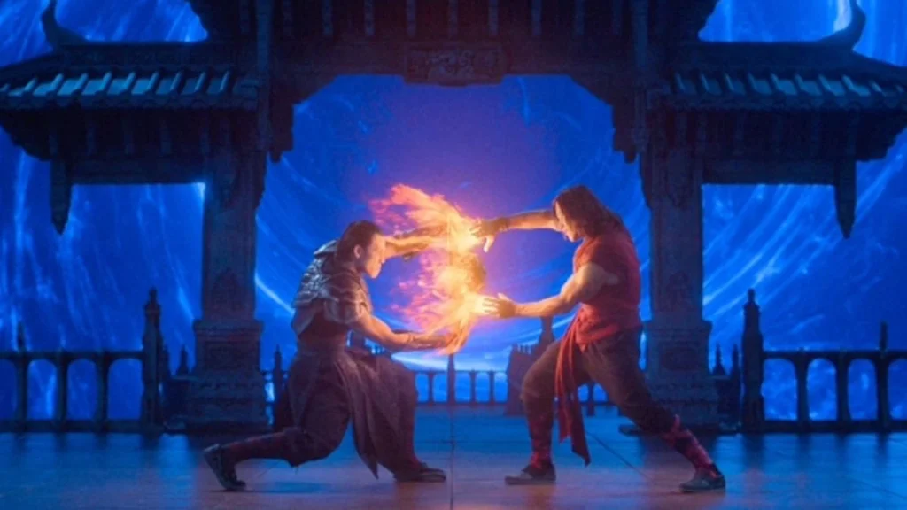 mortal kombat 2 luta cena fogo