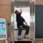 Cabine inovadora resfria pessoas rapidamente para combater o calor no Japão