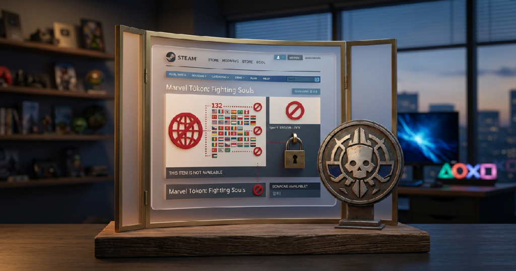 marvel t kon lan amento bloqueado em 132 pa ses no steam 20260705