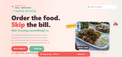 App coreano cria pedidos falsos e simula delivery em que comida nunca chega