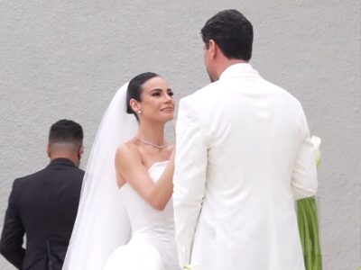 Julia Gama e Victor Oliveira se casam em festa luxuosa em Trancoso