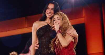 Dua Lipa sobe ao palco com Shakira em Madri e canta 'Antología'