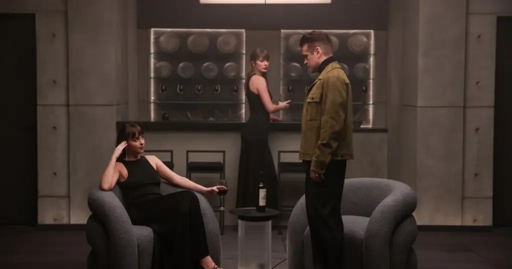 Taylor Swift estreia clipe 'Patient Zero' com Dakota Johnson e Colin Farrell